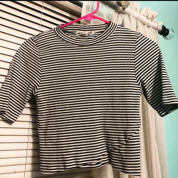 Striped Crop Top - Picture 1 of 1